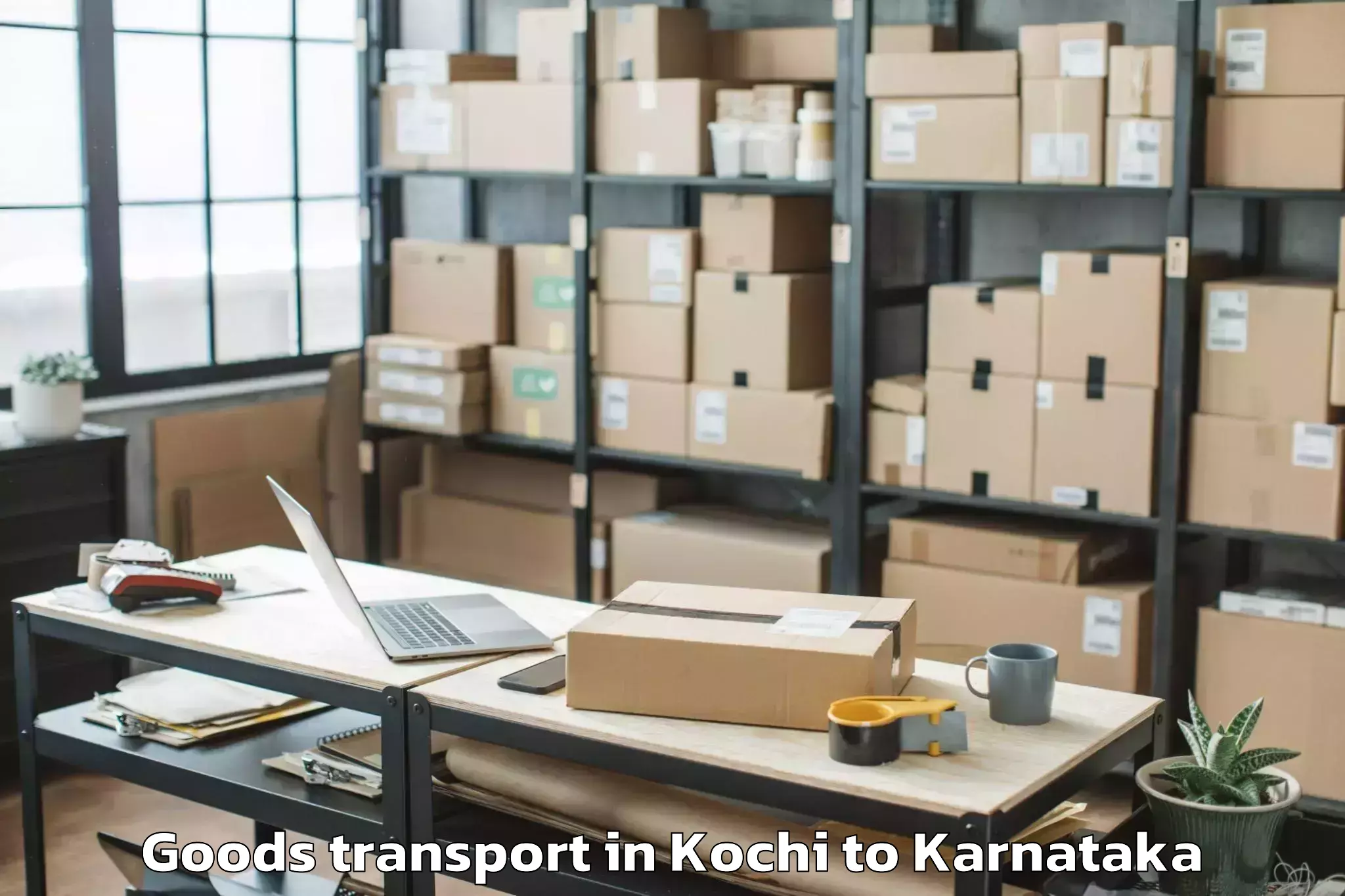 Book Kochi to Konnur Goods Transport